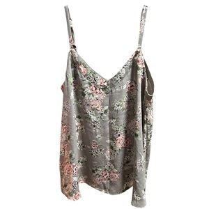 Torrid Gray Floral Camisole